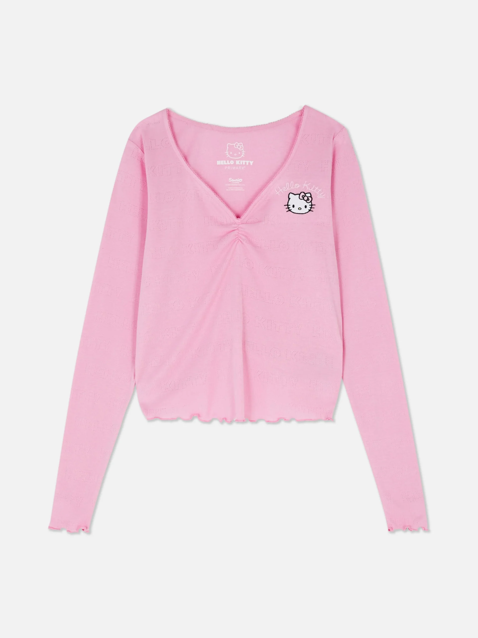 Haut De Pyjama En Pointelle Hello Kitty