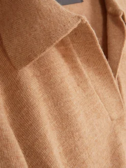 Haut En Maille Fine à Col Et Manches Courtes