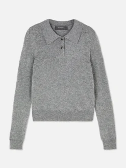 Haut Tricoté à Col Et à Manches Longues