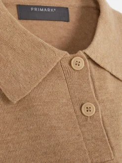 Haut Tricoté à Col Et à Manches Longues