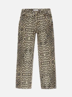 Jean à Imprimé Léopard