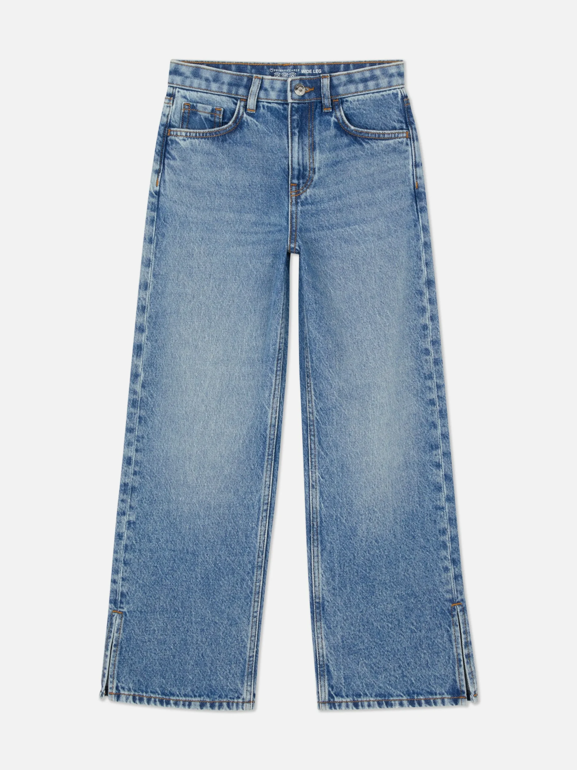 Jean Denim Large Fendu