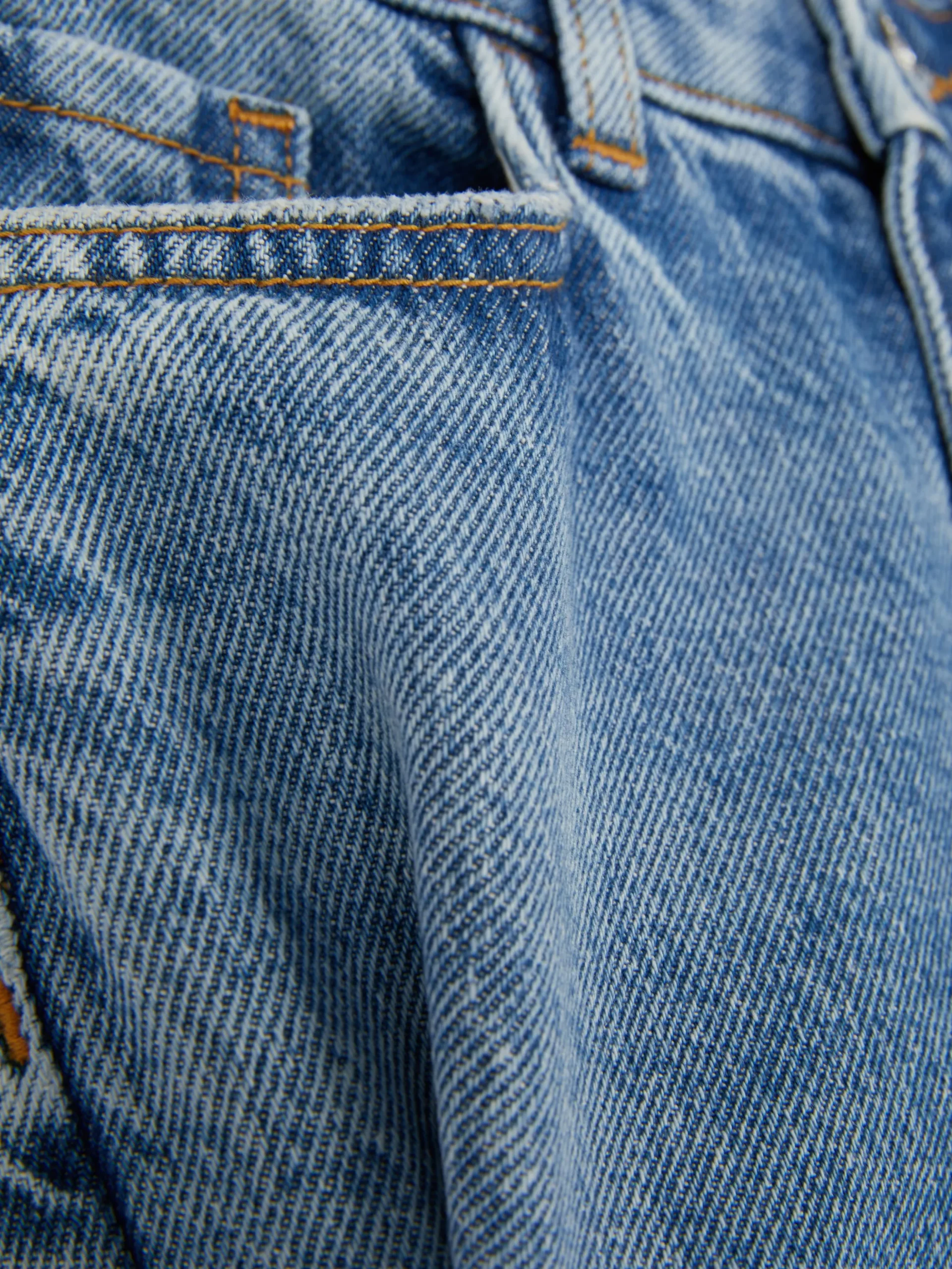 Jean Denim Large Fendu