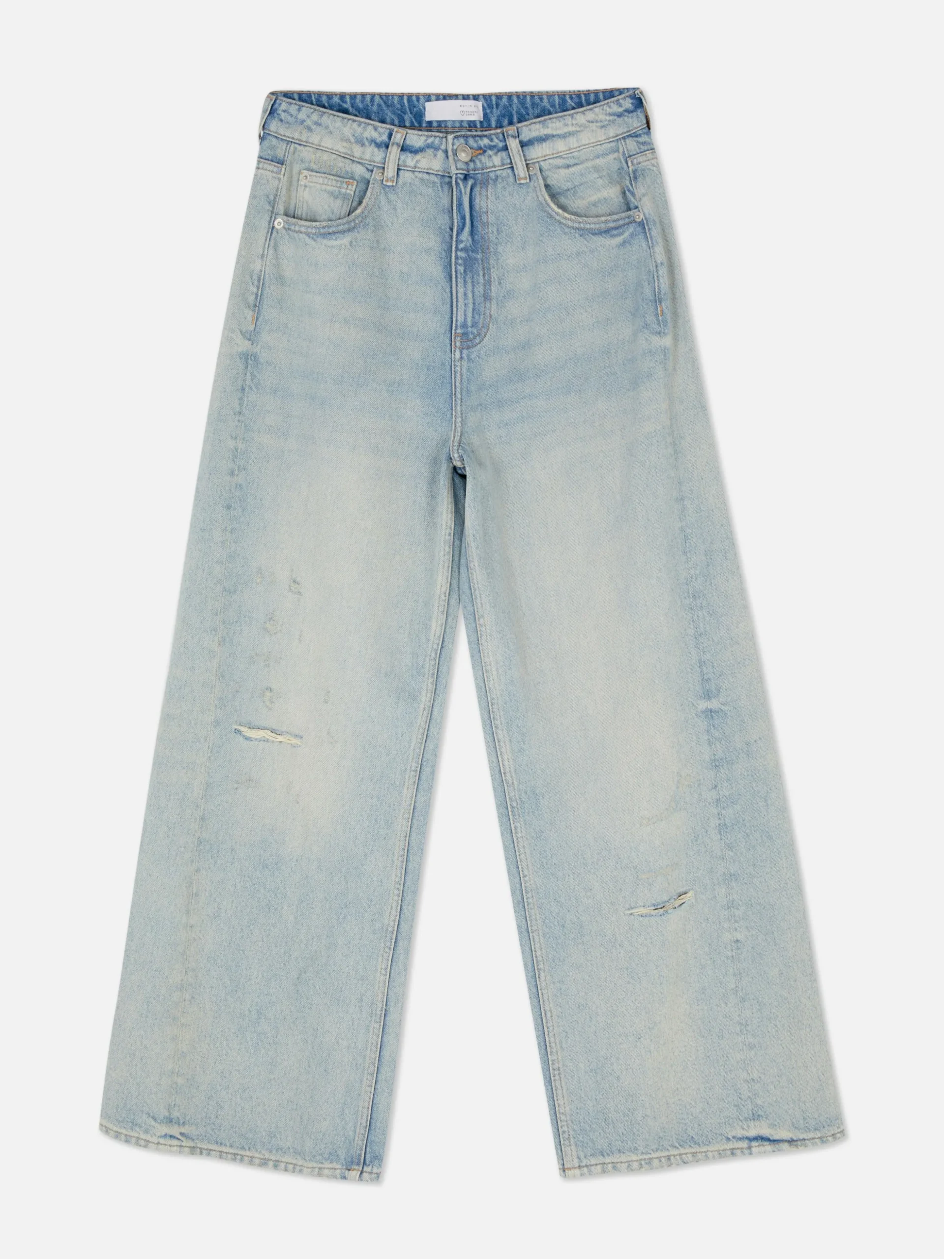 Jean Skater Effet Légèrement Vieilli