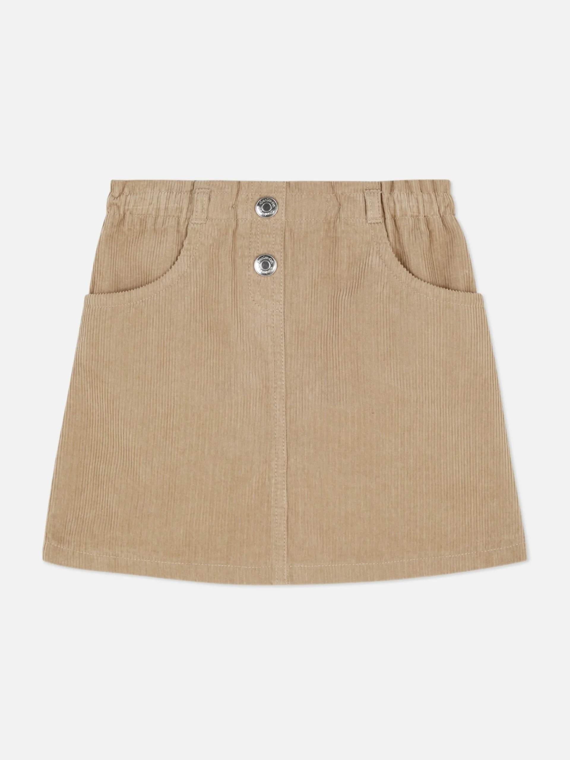 Jupe En Velours Côtelé à Poche