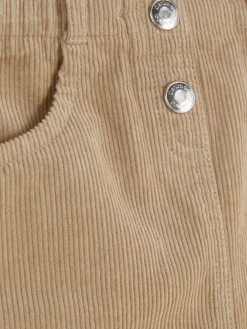 Jupe En Velours Côtelé à Poche