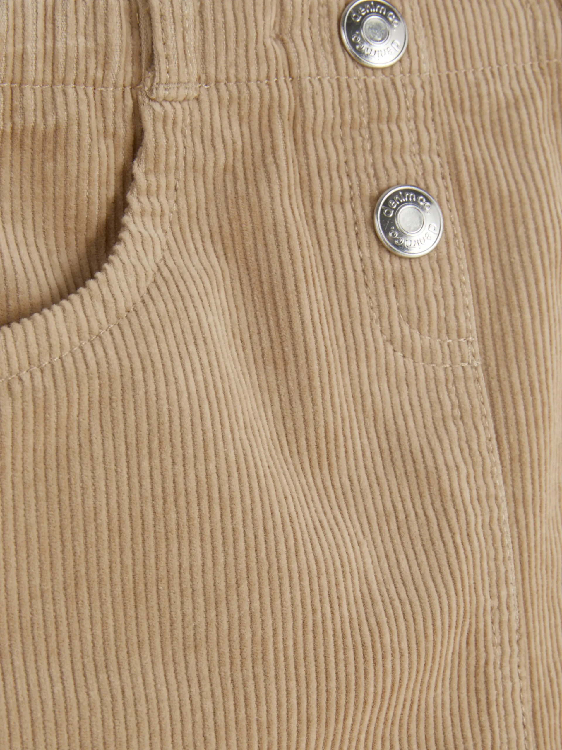 Jupe En Velours Côtelé à Poche