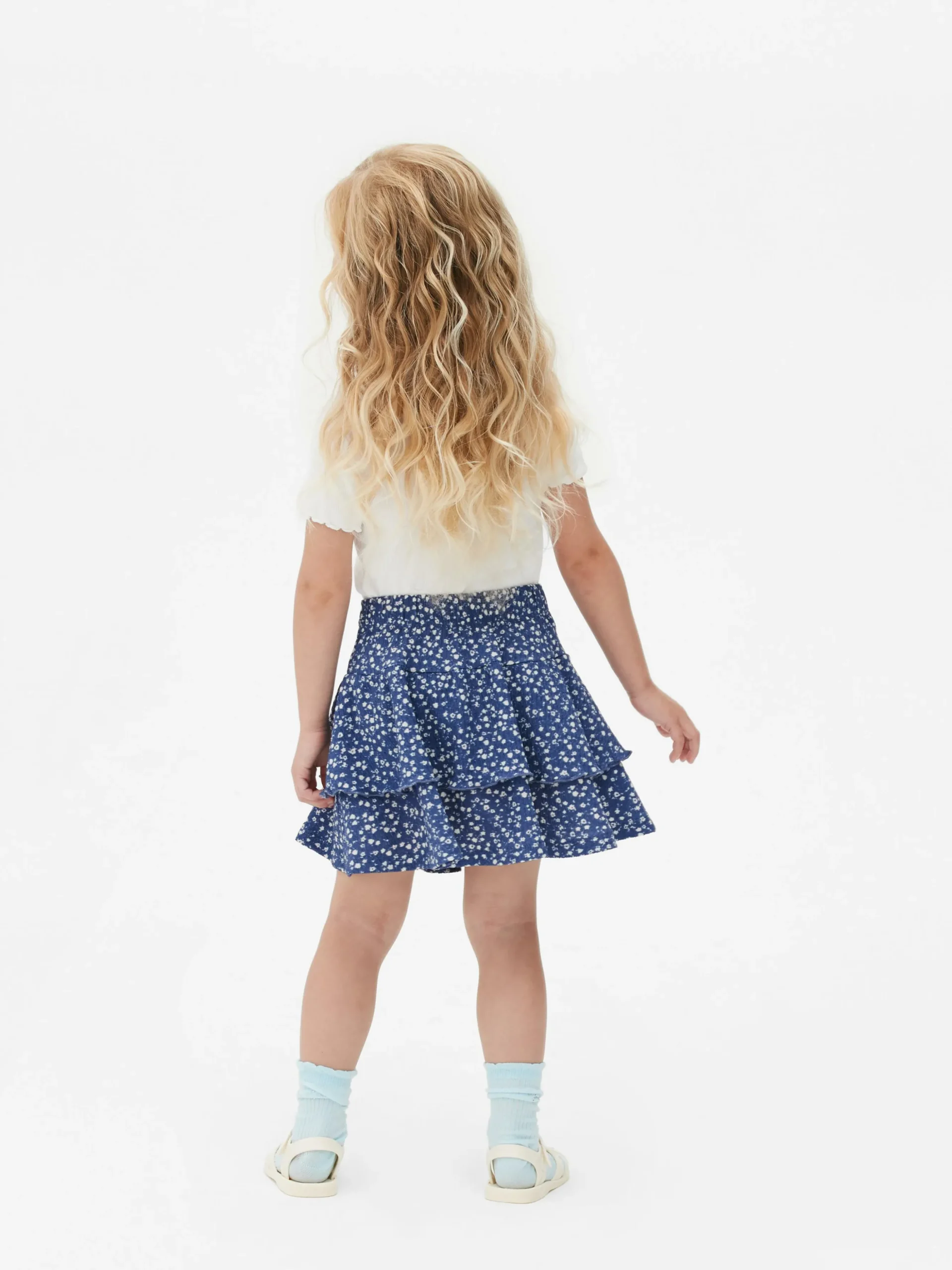 Jupe Florale à Superpositions