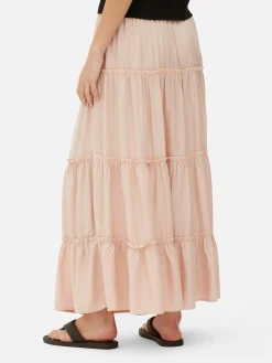 Jupe Longue à Superpositions