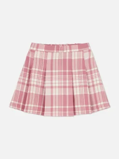 Jupe Plissée à Carreaux