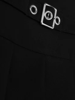 Jupe Plissée Avec Ceinture à Boucle