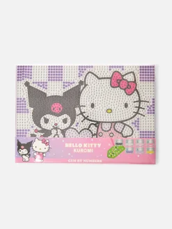 Kit Broderie Diamant Par Numéro Hello Kitty Et Kuromi