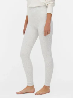 Legging Chiné Doublé De Velours Duveteux