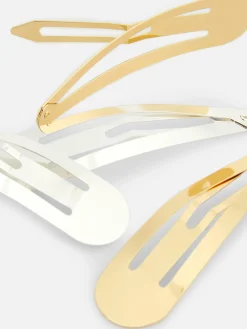 Lot De 4 Barrettes En Métal