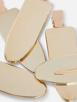 Lot De 5 Barrettes Extra-larges Sans Dents