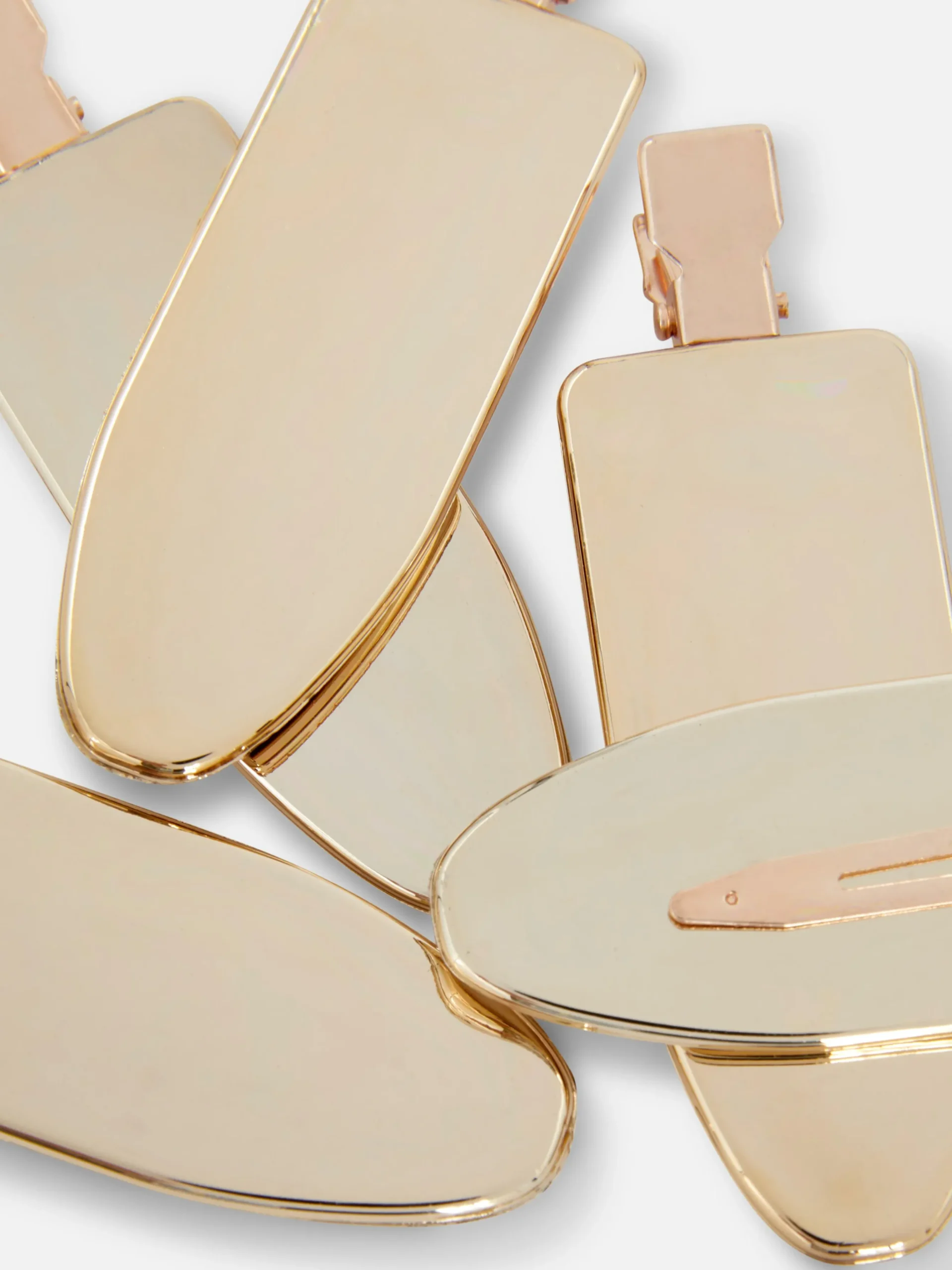 Lot De 5 Barrettes Extra-larges Sans Dents