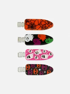 Lot De 4 Barrettes Sans Marque Halloween PS...