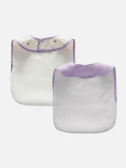 Lot De 2 Bavoirs Licorne Tour De Cou