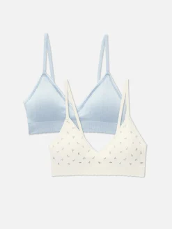 Lot De 2 Brassières Triangle Sans Coutures