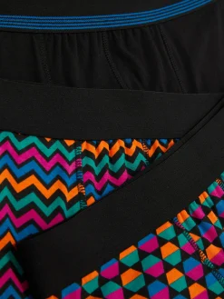 Lot De 3 Caleçons à Motif Géométrique Tendance