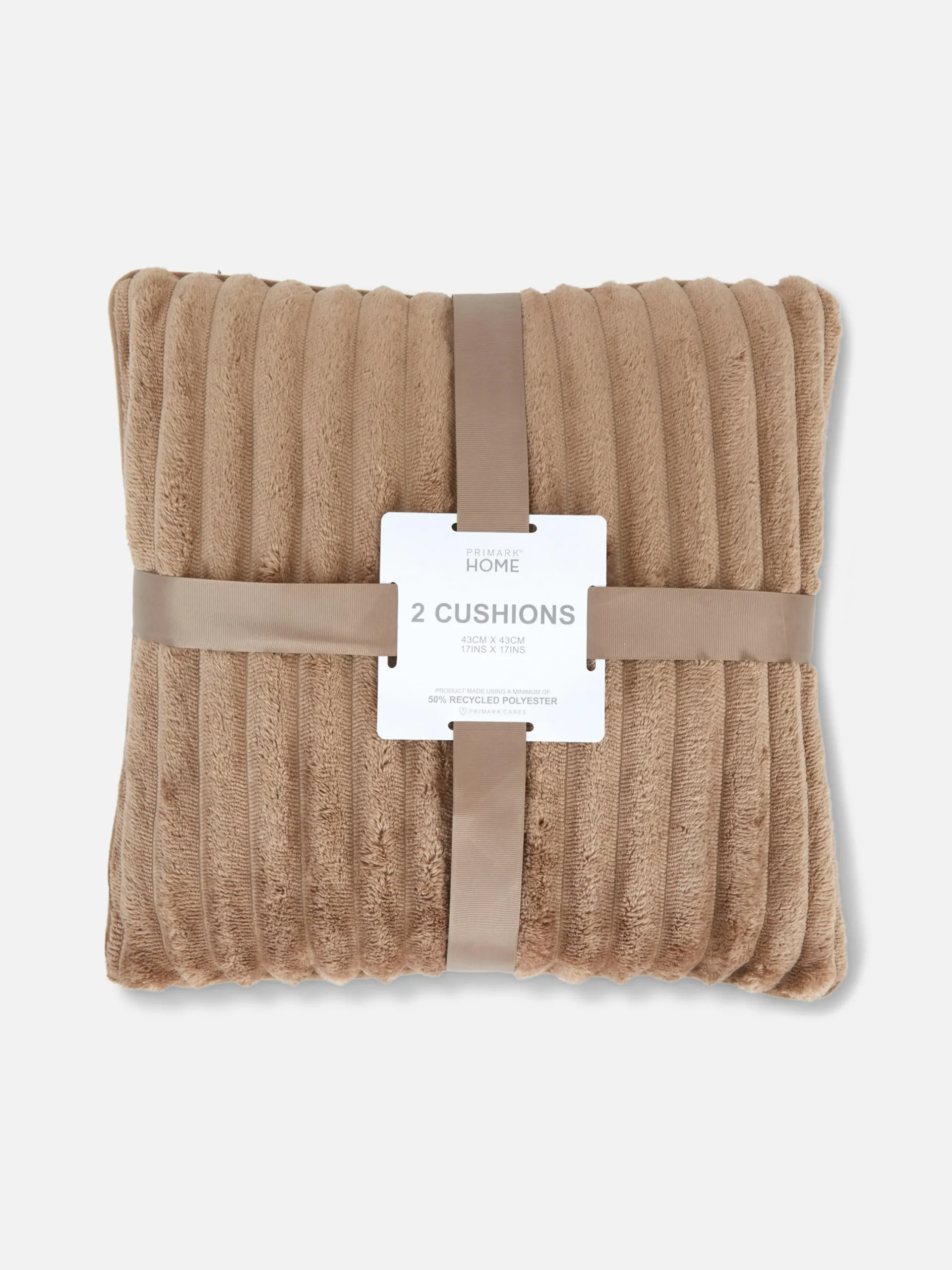 Lot De 2 Coussins Côtelés Confortables