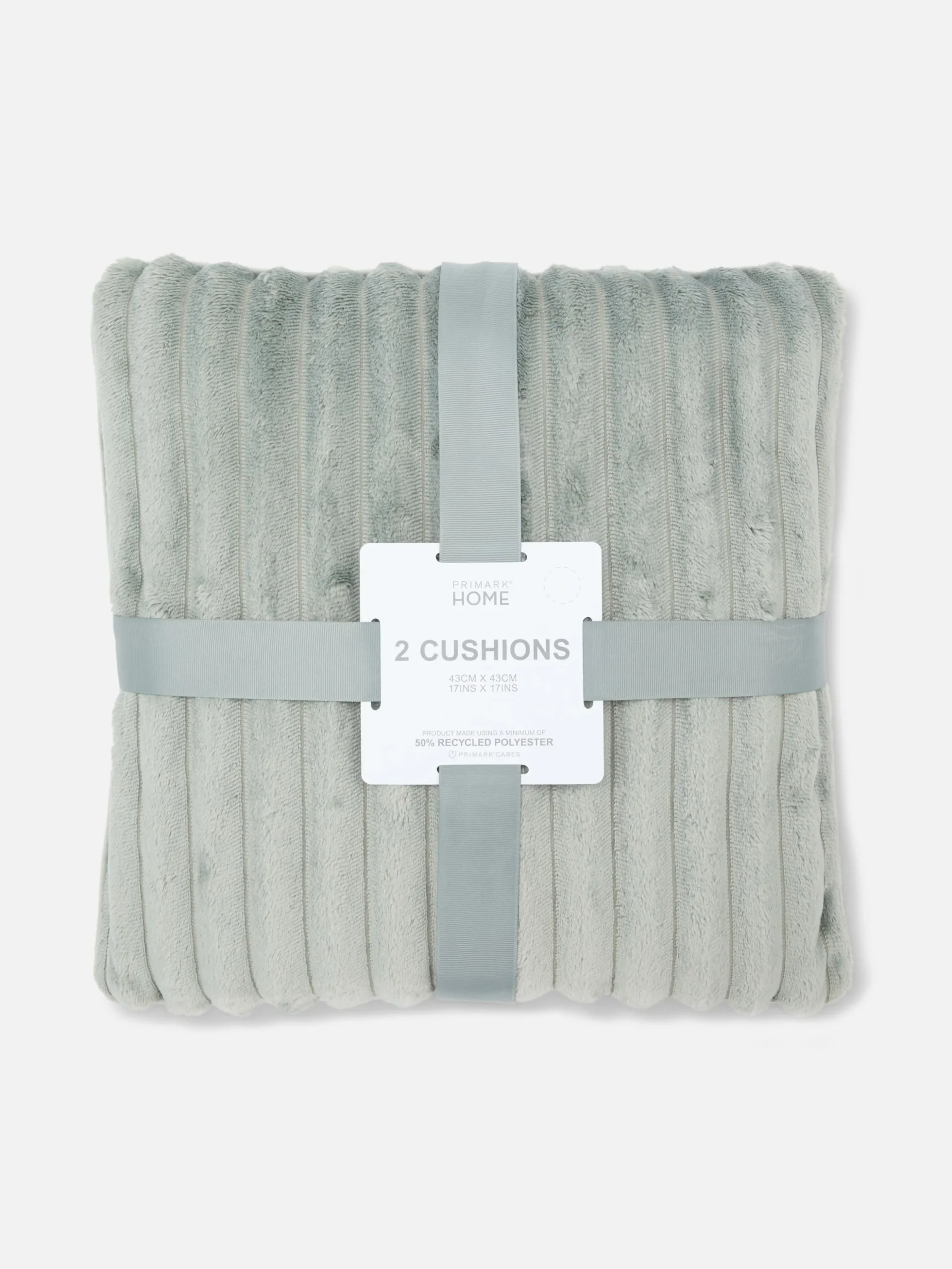 Lot De 2 Coussins Côtelés Confortables