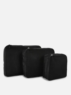 Lot De 3 Cubes De Rangement En Maille