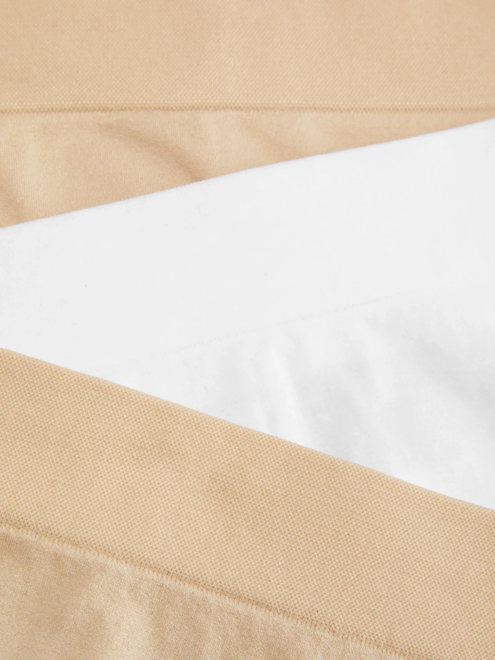 Lot De 3 Culottes Hautes Et Couvrantes Sans Coutures