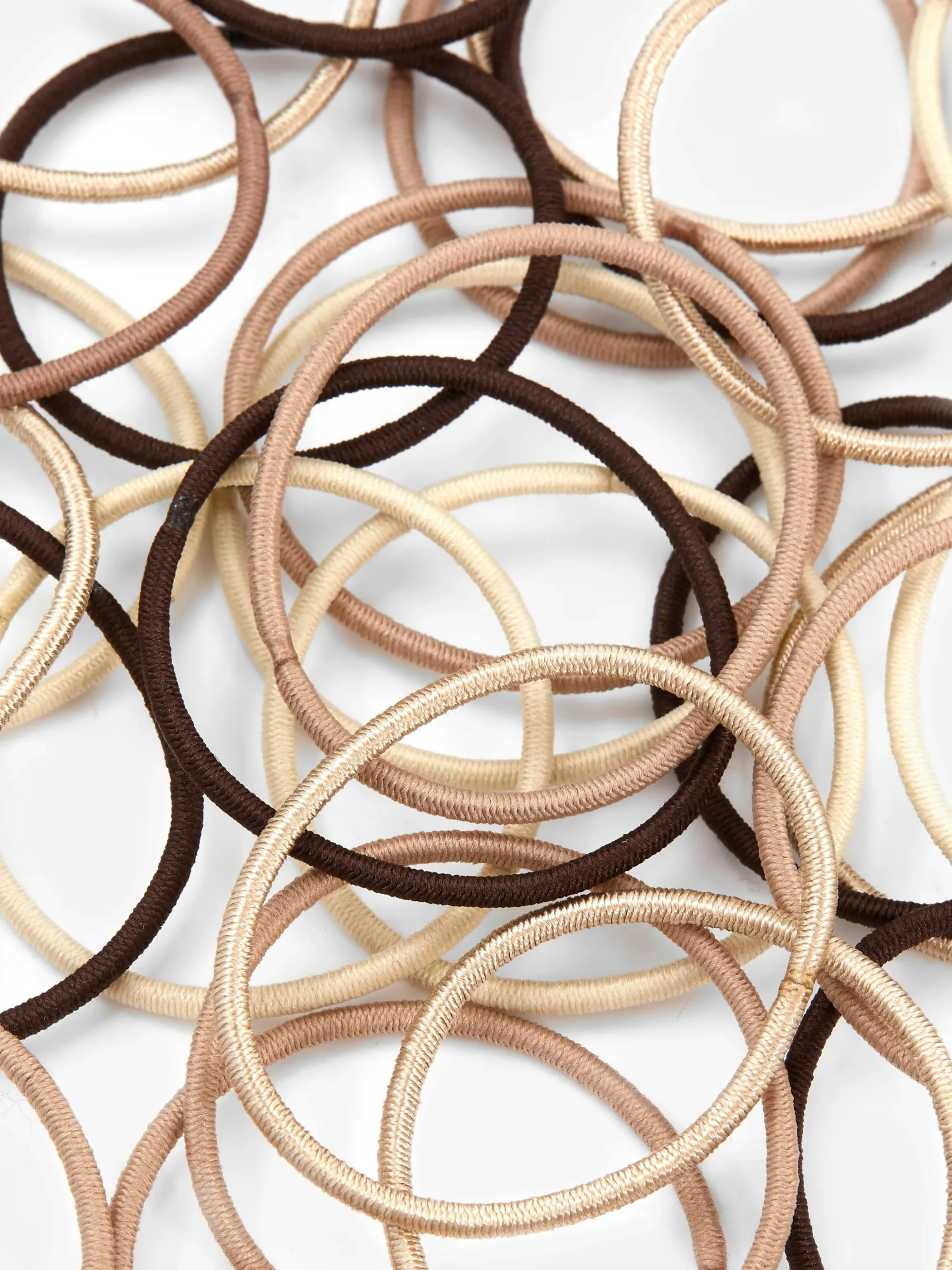 Lot De 60 élastiques Fins à Cheveux