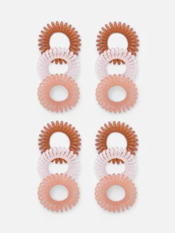 Lot De 12 élastiques Pour Cheveux En Spirale