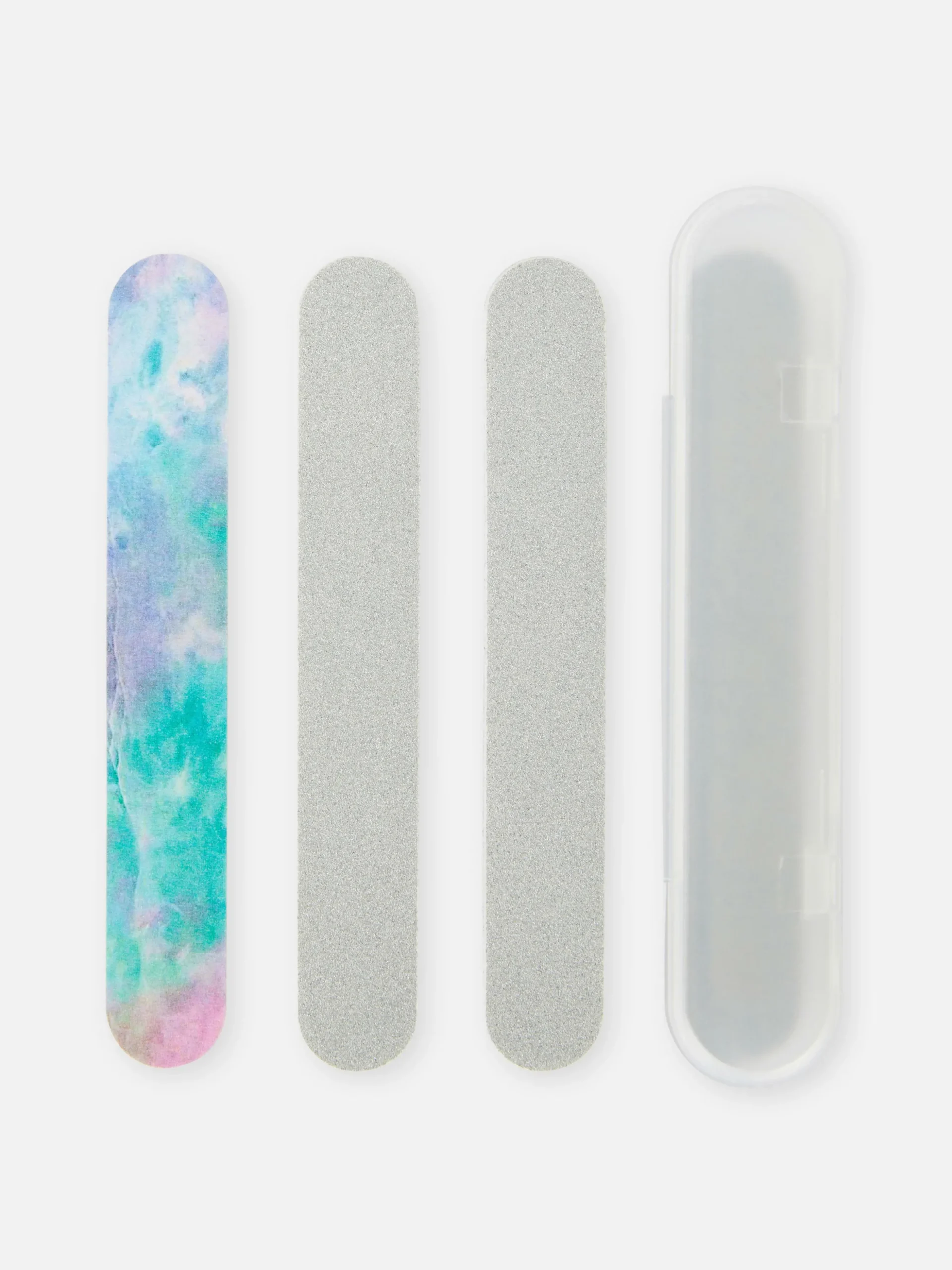 Lot De 4 Limes à Ongles Et étuis