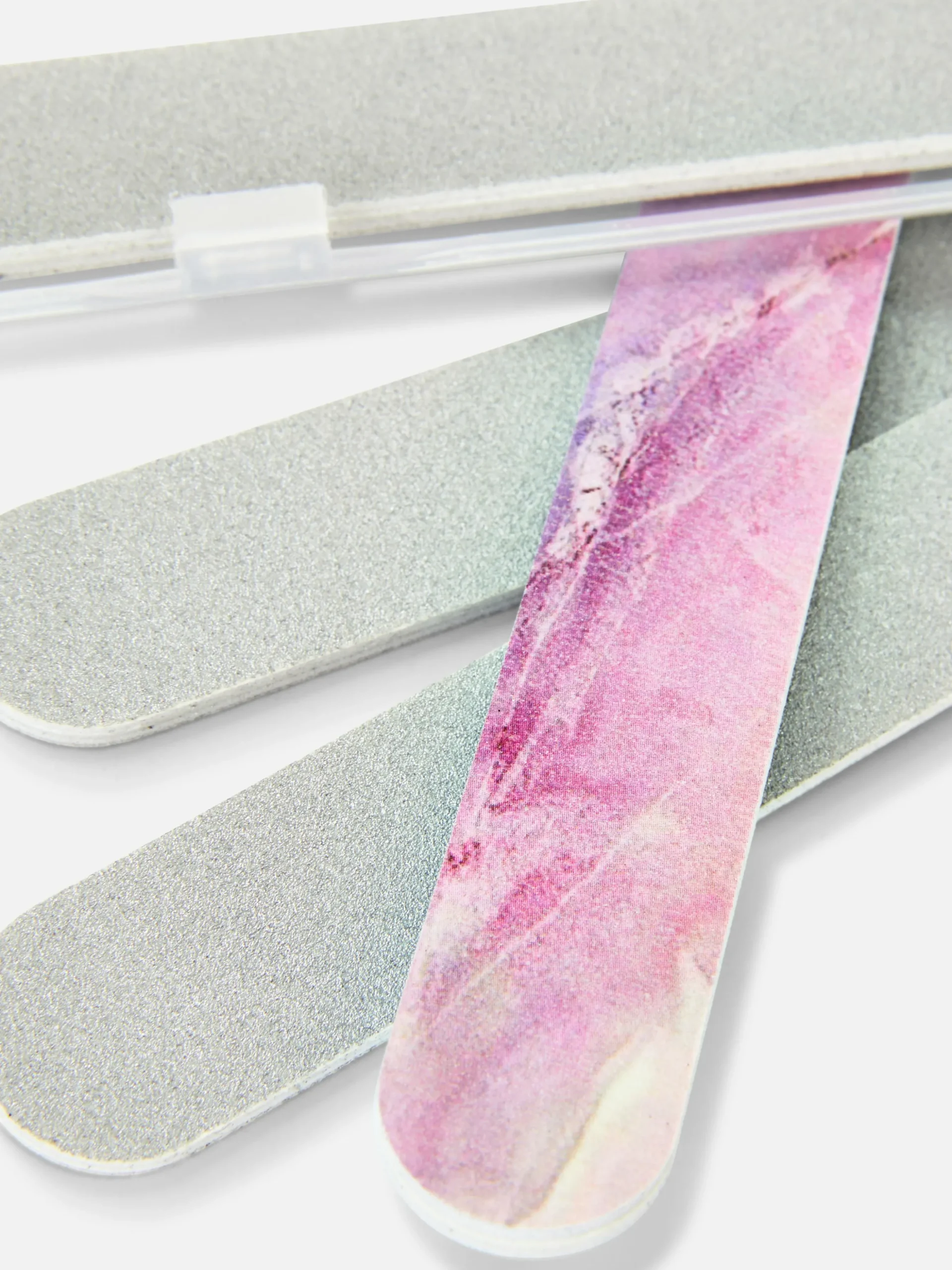 Lot De 4 Limes à Ongles Et étuis