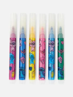 Lot De 6 Marqueurs à Paillettes Disney Lilo & Stitch