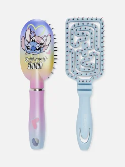 Lot De 2 Mini Brosses à Cheveux Disney Lilo & Stitch PS...