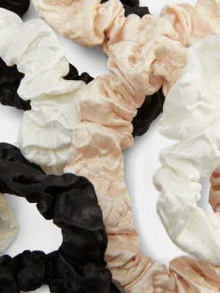 Lot De 6 Mini Chouchous Texturés