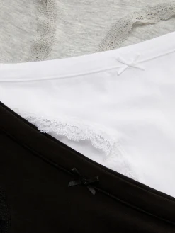 Lot De 3 Mini Culottes Avec Finitions En Dentelle