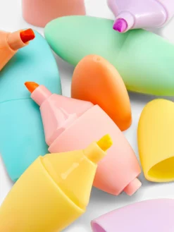 Lot De 6 Mini Surligneurs