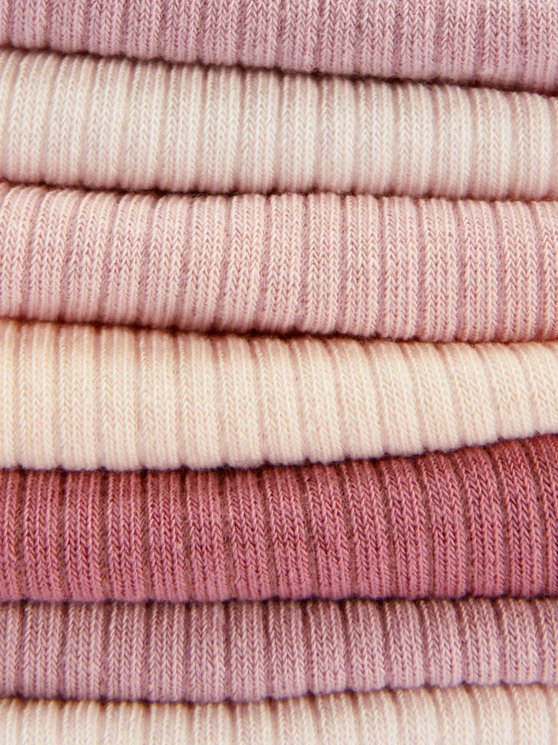 Lot De 7 Paires De Chaussettes Côtelées Pour Baskets