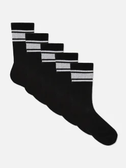 Lot De 5 Paires De Chaussettes De Sport à Rayures