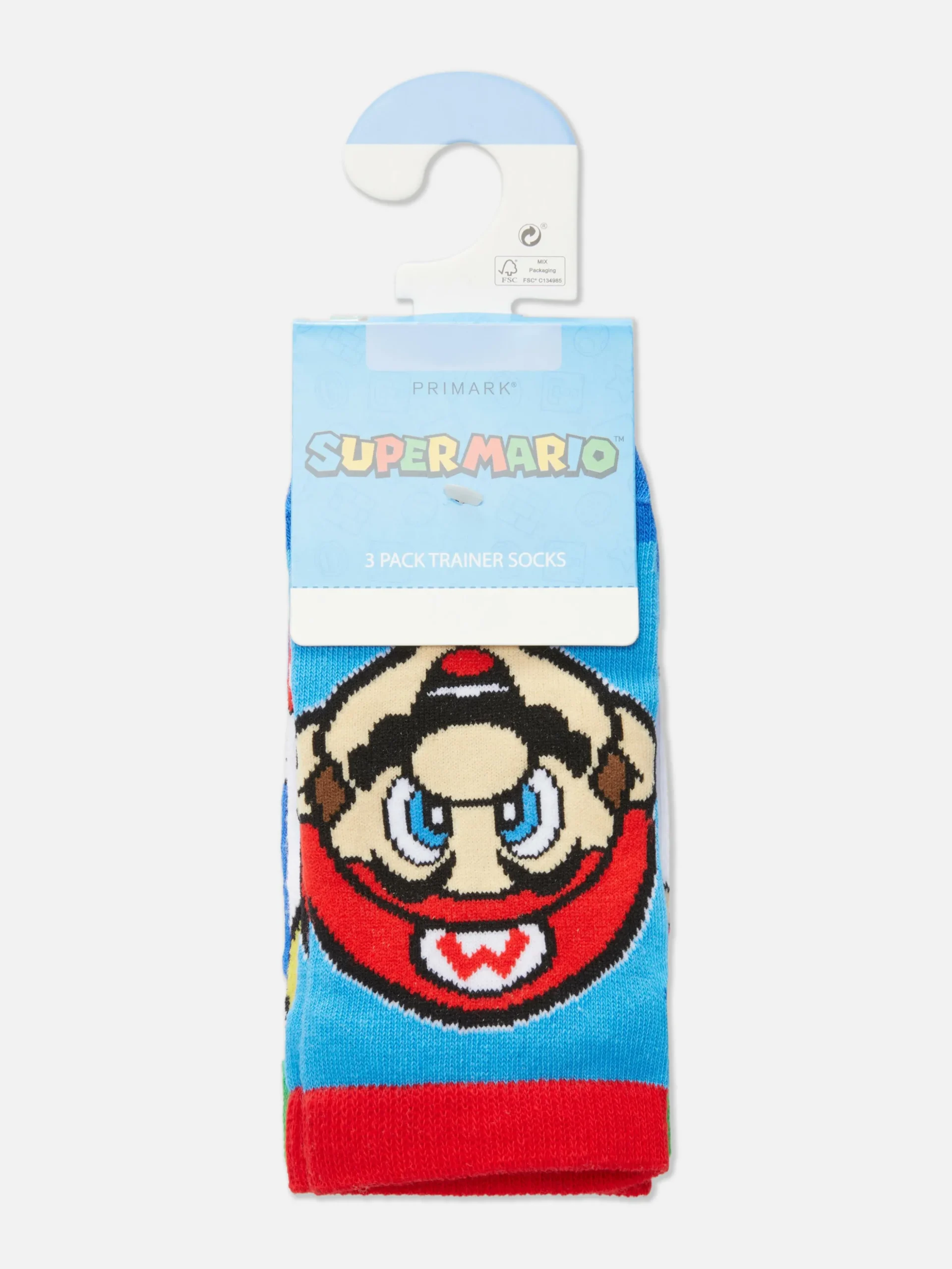 Lot De 3 Paires De Chaussettes Super Mario World