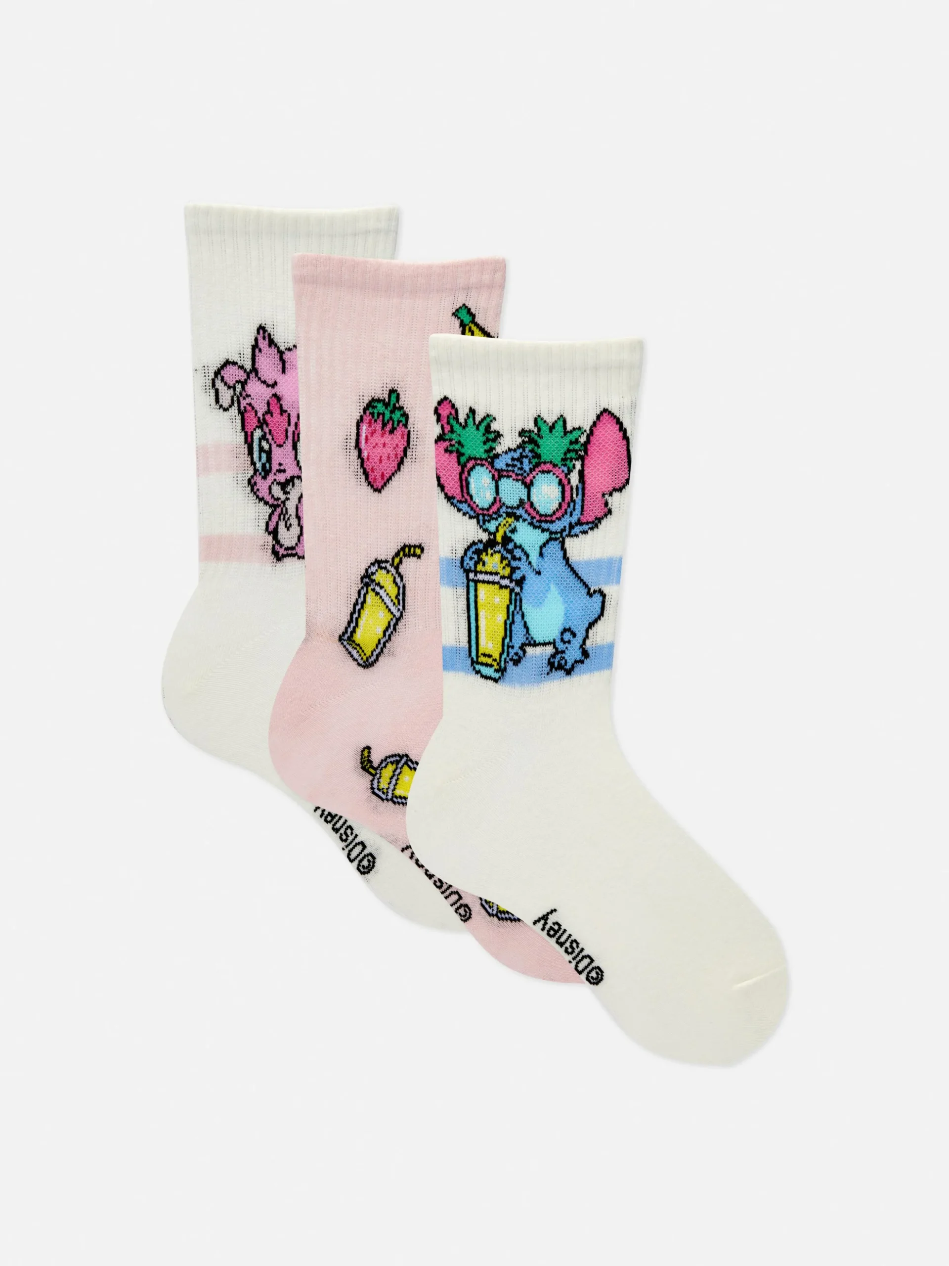 Lot De 3 Paires De Chaussettes Disney Lilo & Stitch