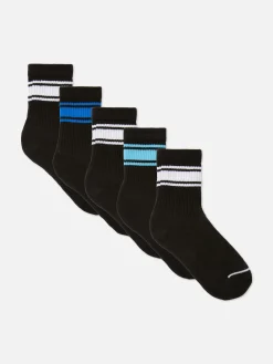 Lot De 5 Paires De Chaussettes De Sport à Rayures