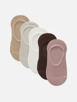 Lot De 5 Paires De Chaussettes Ton Sur Ton Texturées