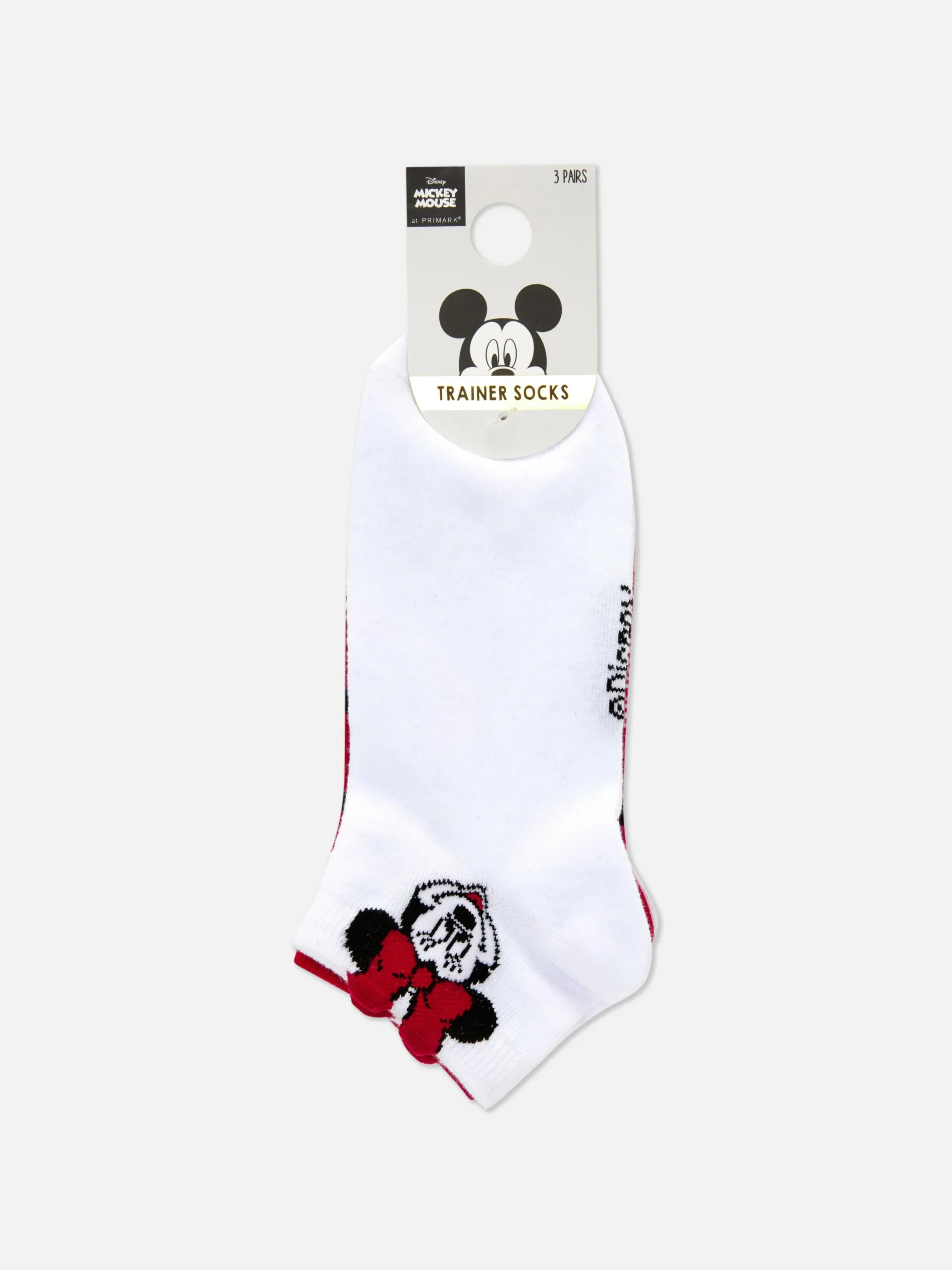 Lot De 3 Paires De Chaussettes Disney Mickey Et Minnie