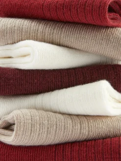 Lot De 7 Paires De Chaussettes Colorées Pour Baskets