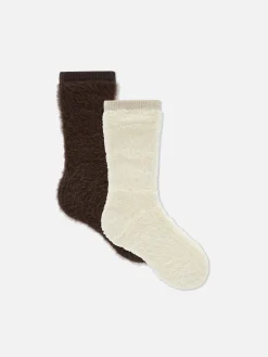 Lot De 2 Paires De Chaussettes Douces
