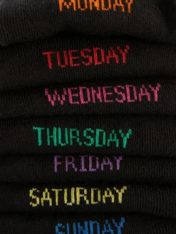 Lot De 7 Paires De Chaussettes Jours De La Semaine