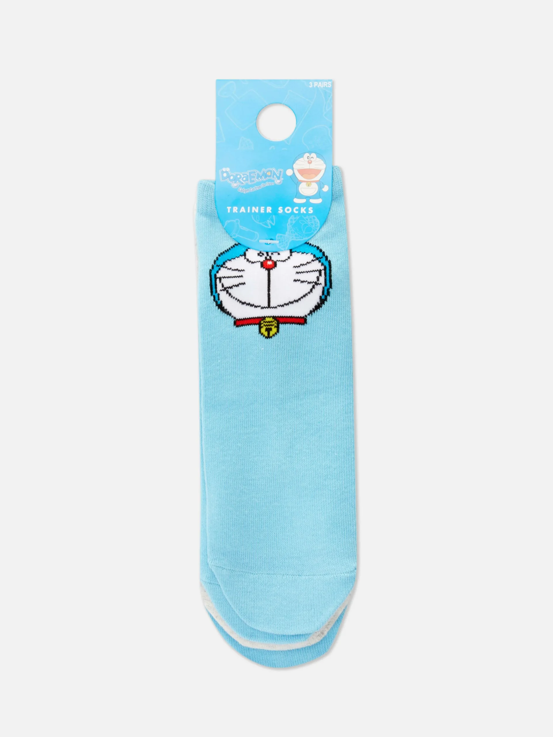 Lot De 3 Paires De Chaussettes Pour Baskets Doraemon