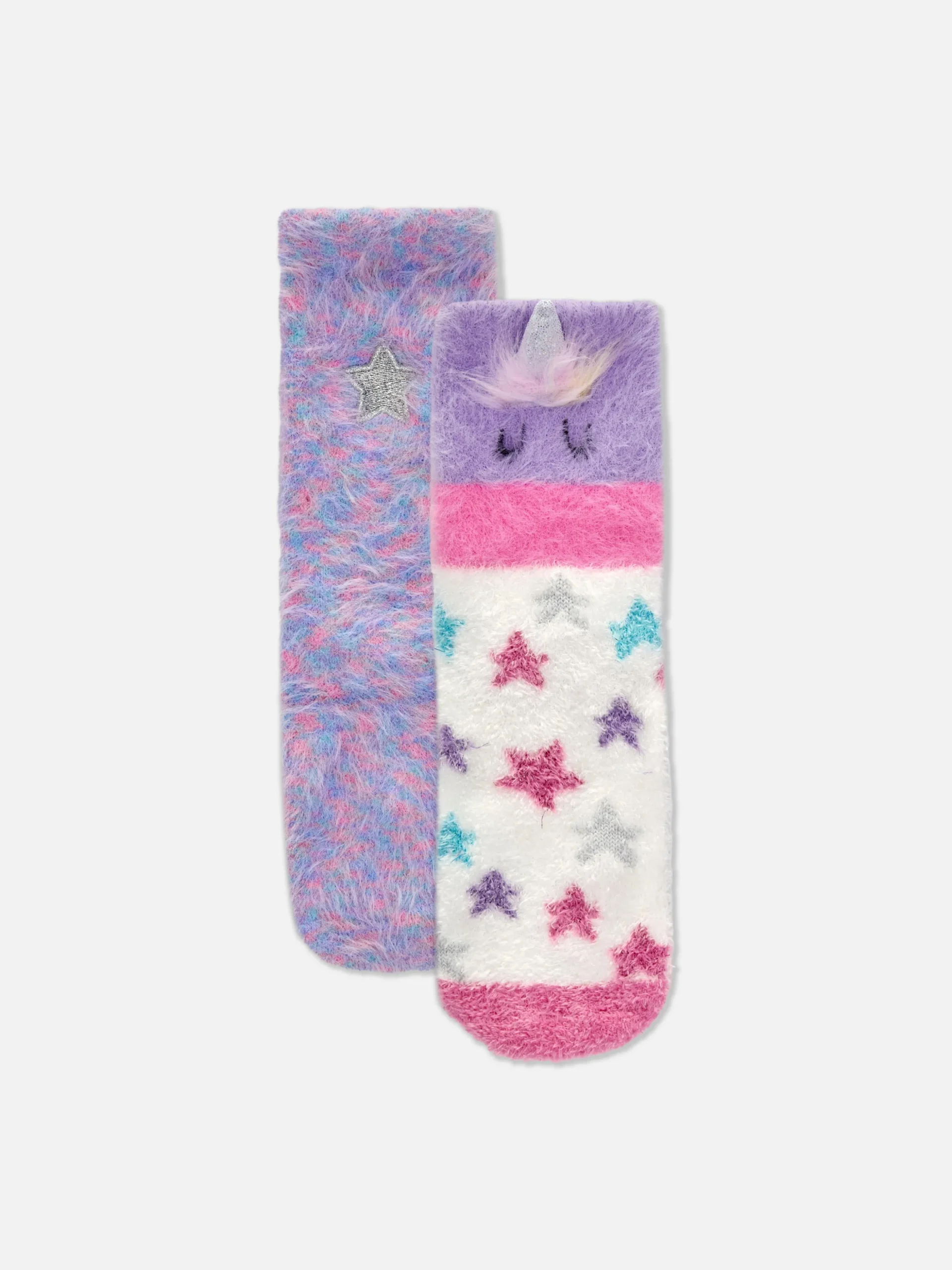 Lot De 2 Paires De Chaussettes Chaudes Licorne