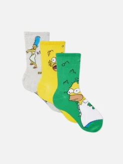 Lot De 3 Paires De Chaussettes Les Simpson